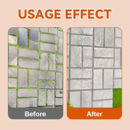 🪨 Weeds in driveway cracks? One brush scrapes, rakes, and sweeps them away! 🧹💥