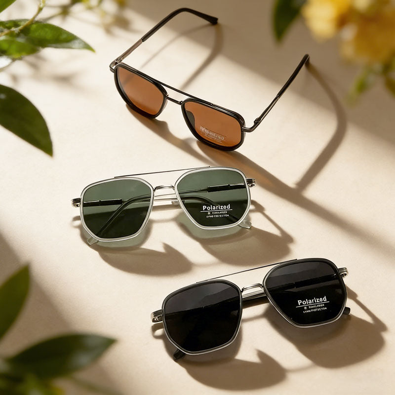🕶️ Look sharp, see clearly – polarized shades that protect your eyes in style! 😎