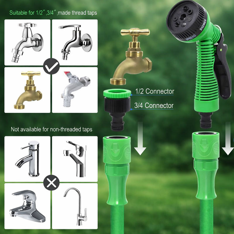 💦 No need to drag a hose—you can reach every corner of your yard! 🚶‍♂️🚫