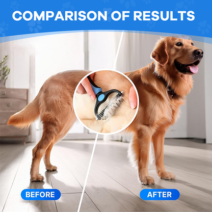 🐶Professional de-shedding brush for dogs and cats🐱