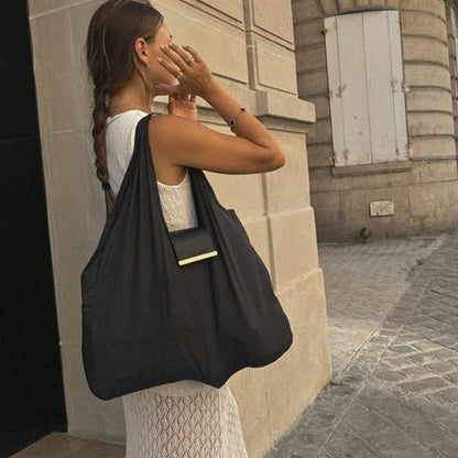 👜✨ The Keychain Tote: Foldable Portable Shopping Bag & Bag Charm! 🔑