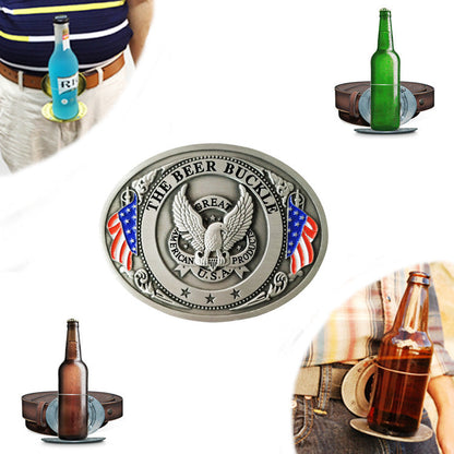 ✨Decorate Your Look, Free Your Hands--The Ultimate 2-in-1 Buckle🍻