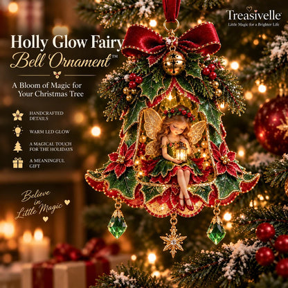 🧚✨ Enchanted Fairy Bell Christmas Ornament