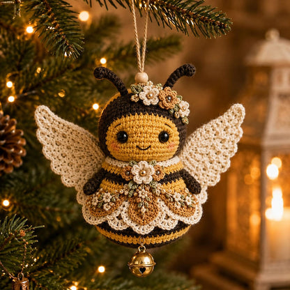 🧶 Handcrafted Angel Animal DIY Crochet Kit: Cute Guardian Ornaments! 👼✨
