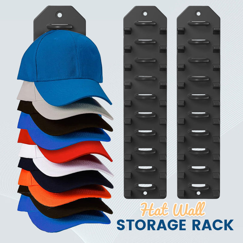 🧢 Hat Wall Storage Rack: Space-Saving Organizer & Dual Mounting Display! ✨