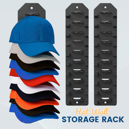 🧢 Hat Wall Storage Rack: Space-Saving Organizer & Dual Mounting Display! ✨