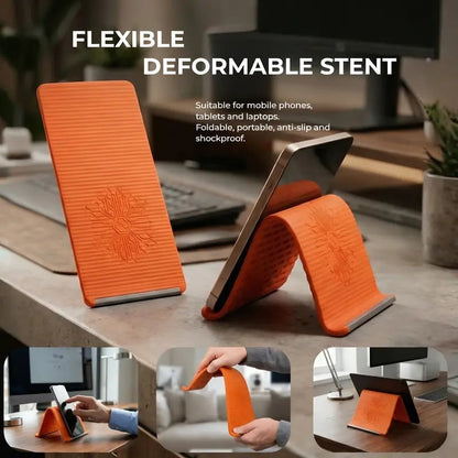 🔄 Fold it, shape it, take it anywhere – the phone stand that travels with you! ✈️