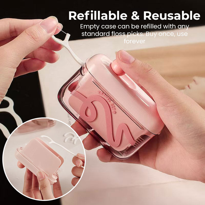 🙃 Still struggling with tangled floss?🎯Automatic Pop-Up Floss Dispenser Box