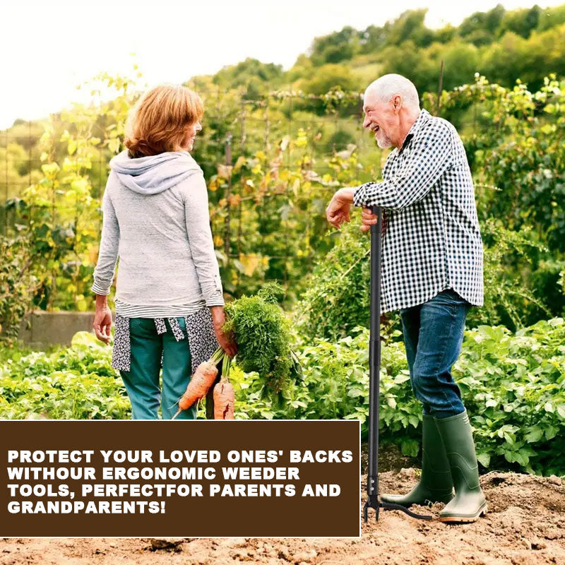 🌿Pull weeds out by the roots without even bending over! 🎯