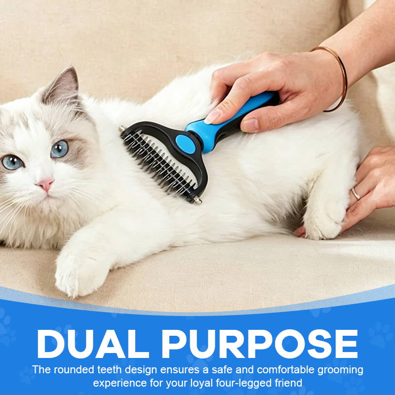 🐶Professional de-shedding brush for dogs and cats🐱