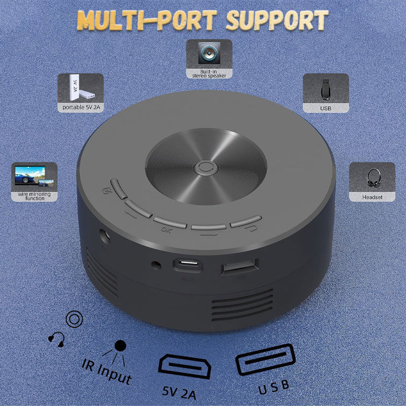 🔥time-limited offer🔥Cinema-quality experience! Mini LED Projector