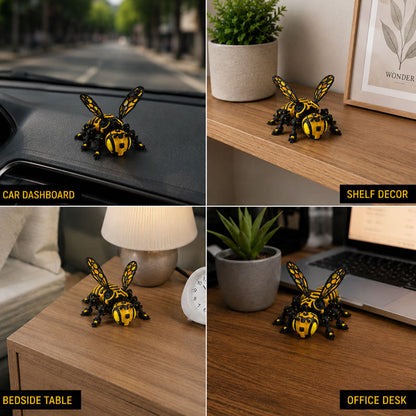 🐝 A bee that never tires – mechanical figurine brings whimsy to your workspace! 🛠️