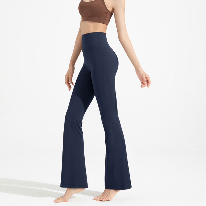 High-Waisted, Antibacterial, Flared Yoga Pants