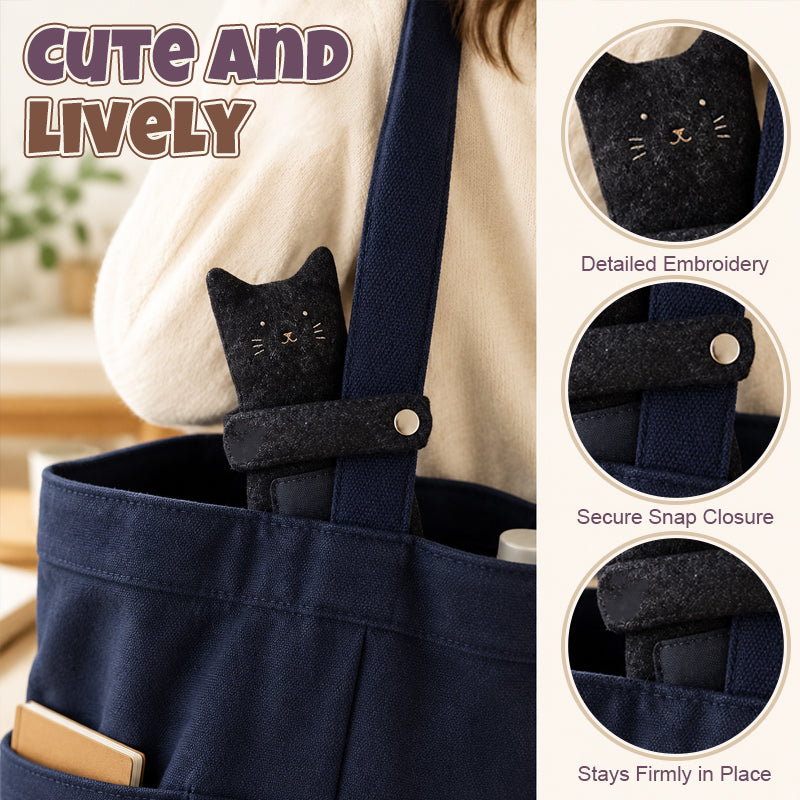🧸🎀 Cute Bear & Cat Zipper Bag Charm — Playful Storage Pouch for Handbags & Totes