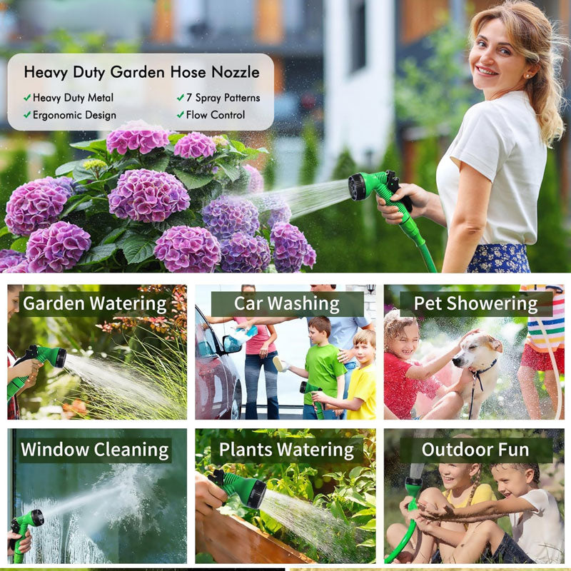 💦 No need to drag a hose—you can reach every corner of your yard! 🚶‍♂️🚫