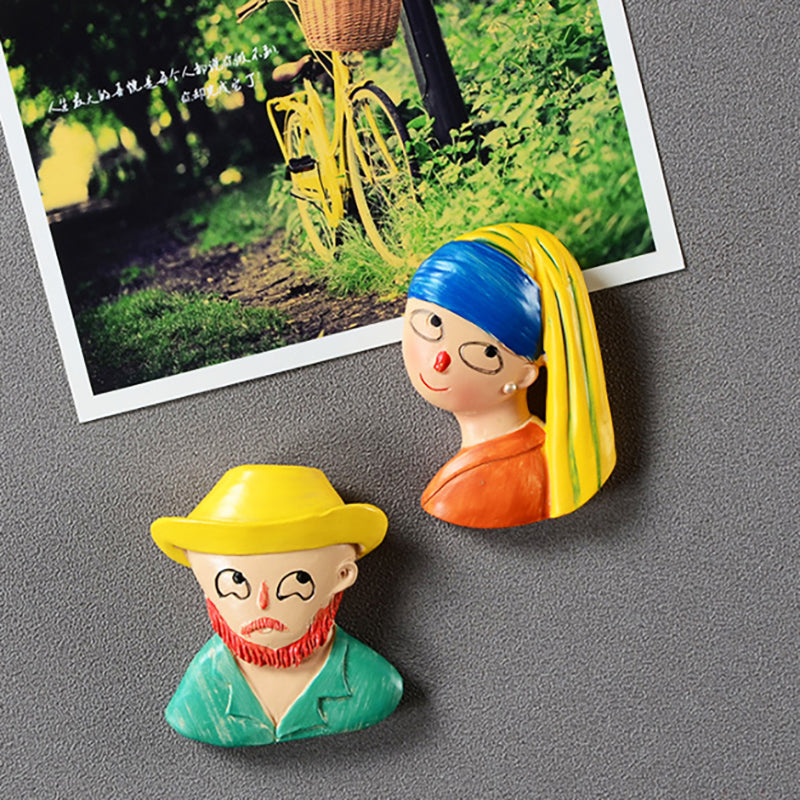 🎨 3D Fridge Magnets Featuring World-Famous Paintings 🖼️✨