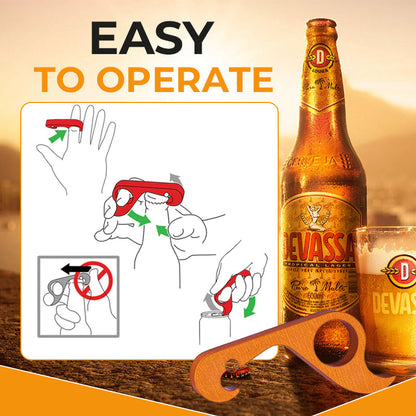 🍻 Simply open the bottle with one hand and enjoy the moment!