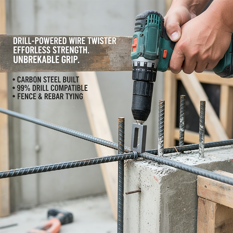 🔩 Wire Twister – Fast Wire Twisting Tool For Power Drills ✨