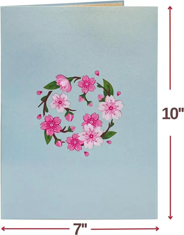 2-in-1 gift and decoration for any occasion 🌸 3D flower bouquet pop-up card