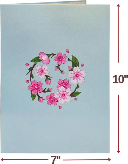 2-in-1 gift and decoration for any occasion 🌸 3D flower bouquet pop-up card