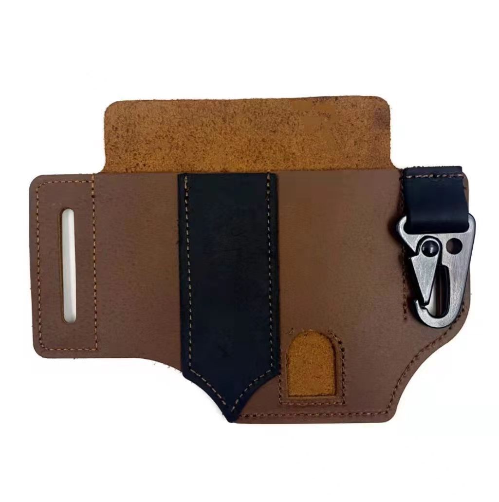 🛠️ Multi Tool Belt Leather Storage Bag 🏕️