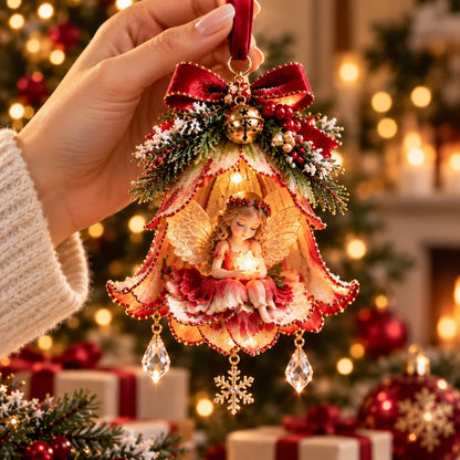 🧚✨ Enchanted Fairy Bell Christmas Ornament