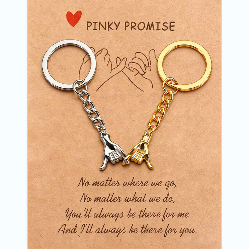 💑Little Finger Promise Keychain 🤞 Forever linked, forever together