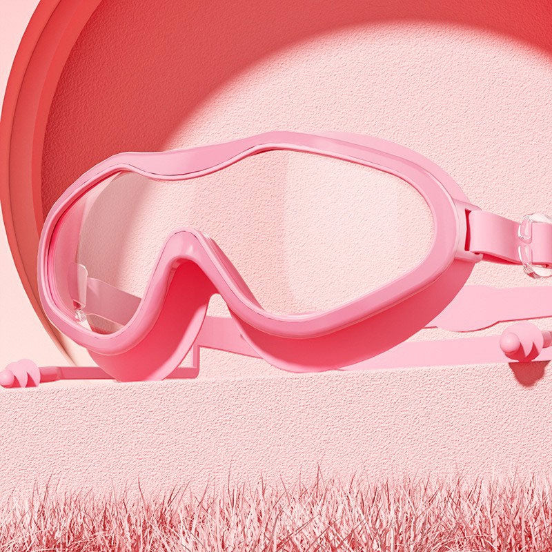 Adult large-frame swimming goggles with mudguard🏊‍♂️