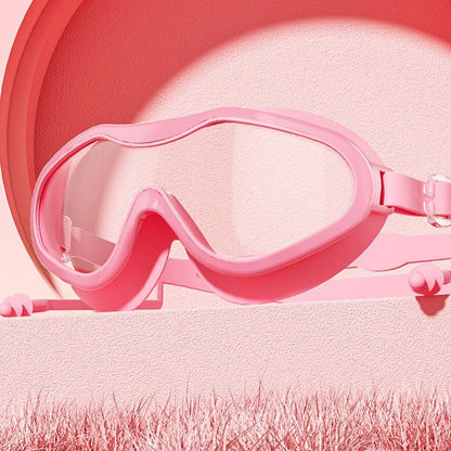 Adult large-frame swimming goggles with mudguard🏊‍♂️