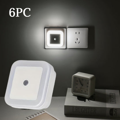 Plug-in LED Night Light with Dusk-to-Dawn Sensor – Energy-Efficient Guide Light for Hallway, Landing & Bedroom