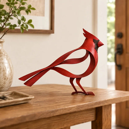 🕊️✨ Metal Bird Sculpture — Modern Openwork Design for Home Decor