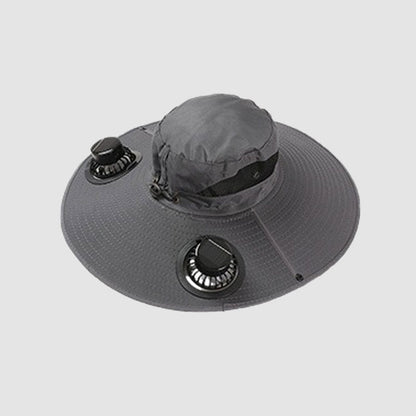🧢 Turbine solar-powered fan hat: the ultimate hands-free cooling gadget! 🌪️