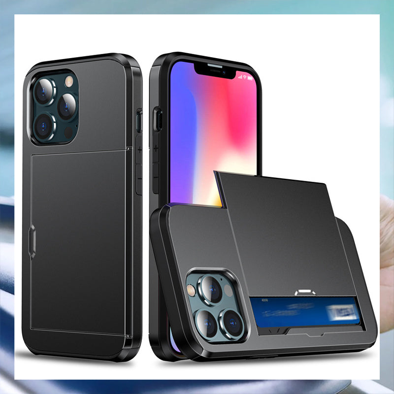 Short sliding cell phone case