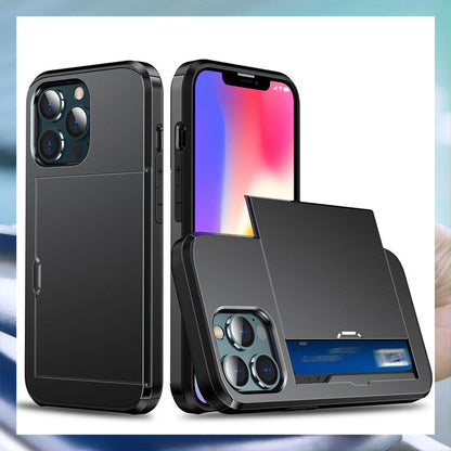 Short sliding cell phone case