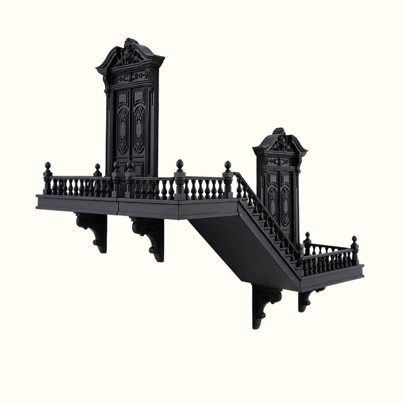 🏛️ Mini Staircase Wall Decor — Dramatic Corner Accent with Vintage Charm