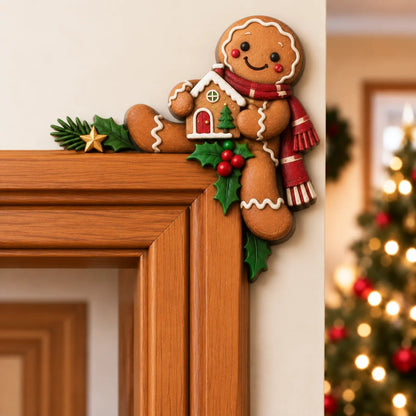 🎄🚪 Christmas Peekaboo Door Frame Corner Decor