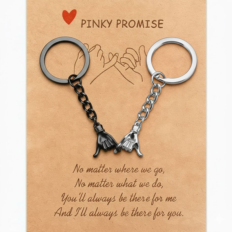 💑Little Finger Promise Keychain 🤞 Forever linked, forever together