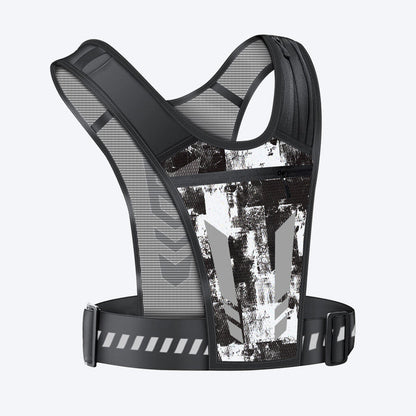 🏃Hands-Free Running Vest -- Water Bottle, Phone Storage & Reflective Safety