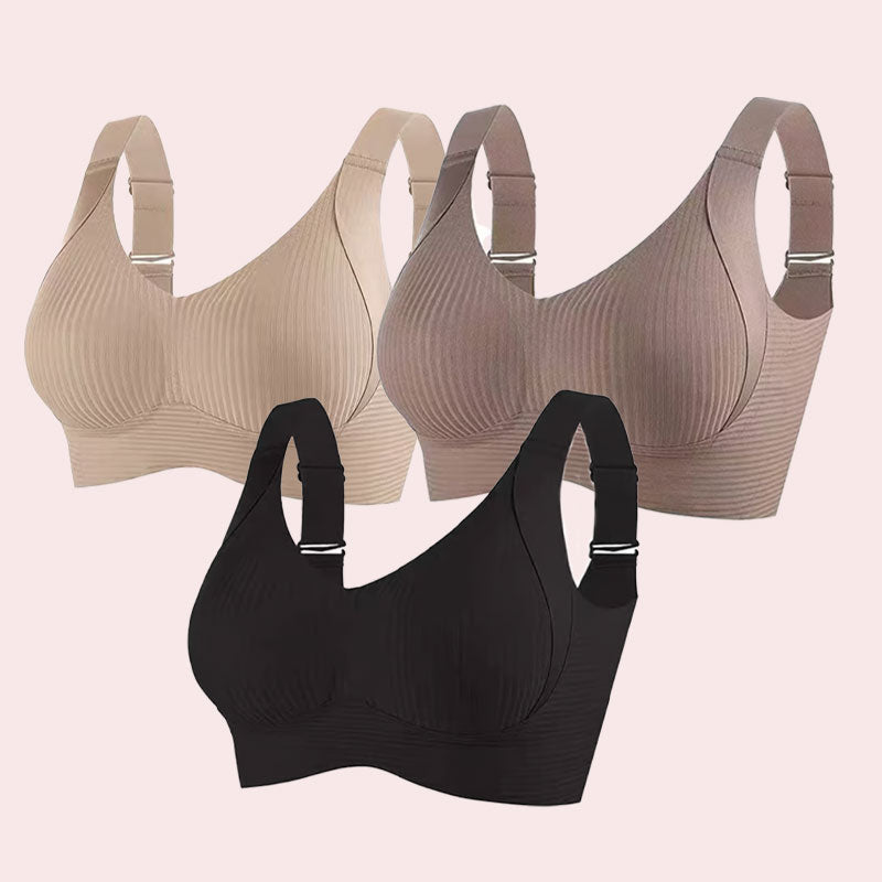 🎁Last day: buy 1, get 3 packs🔥Super supportive bra | Push-up bra without underwire👍No more sagging breasts
