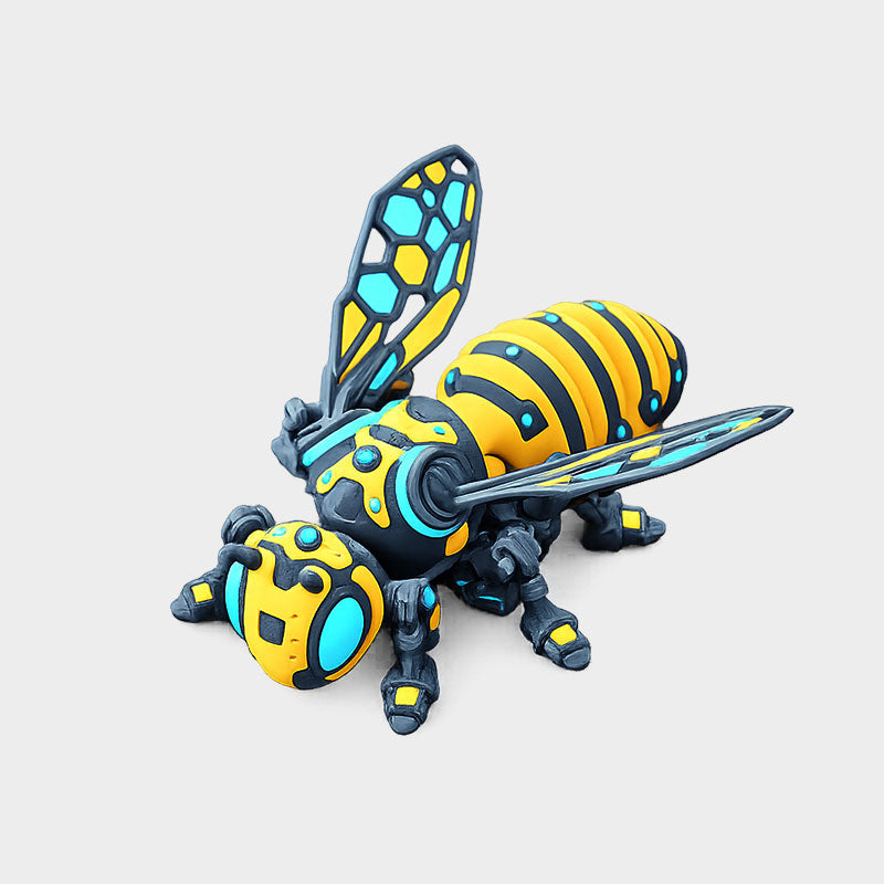🐝 A bee that never tires – mechanical figurine brings whimsy to your workspace! 🛠️
