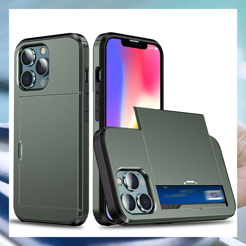 Short sliding cell phone case