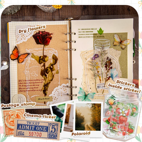 🌸Capture Spring Forever in Just One Press! 📖✨