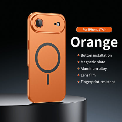 Aluminum Frame Magnetic Cover For iPhone