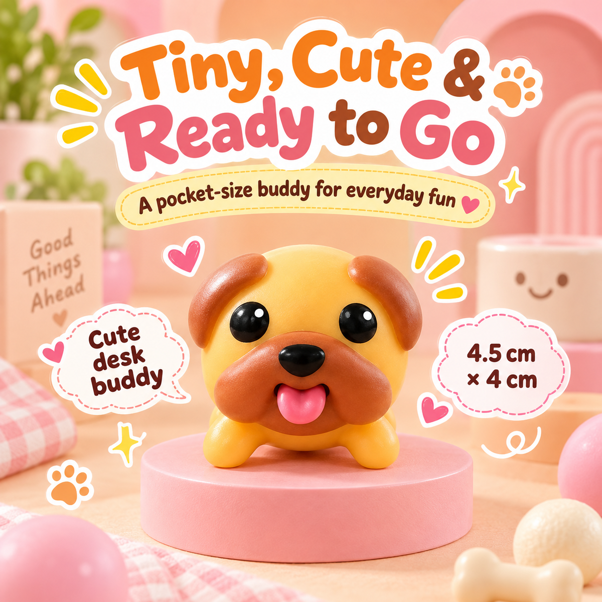 🐶👅 Tongue-Popping Puppy — Press & Pop Fidget Toy for Desk, Study & Gifts