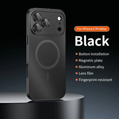 Aluminum Frame Magnetic Cover For iPhone