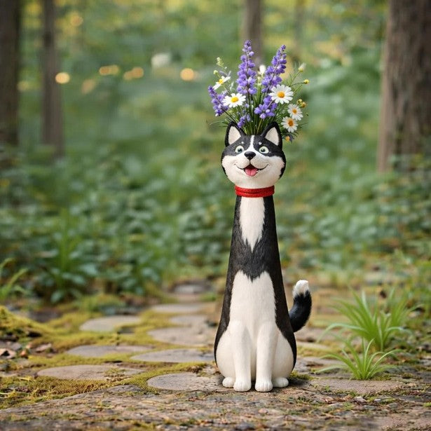 😻 Cats that hold your flowers – because your home needs more purrsonality! 🌼