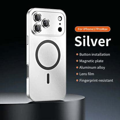 Aluminum Frame Magnetic Cover For iPhone