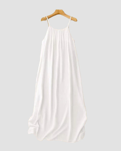 🔥In High Demand! 📈💃Women's Solid Color Backless Cami Dress🎀👚