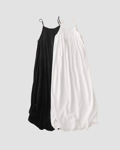 🔥In High Demand! 📈💃Women's Solid Color Backless Cami Dress🎀👚