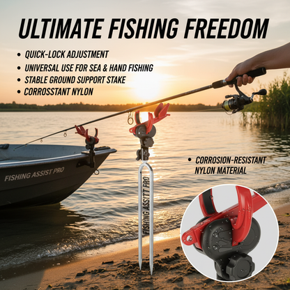 🔧 No more wobble, no more slip – your rod stays locked until you're ready to fight! 🎣💪